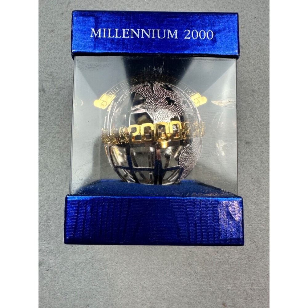 Wallace Silversmiths 2000 Millennium Globe "Children are the Future" Ornament